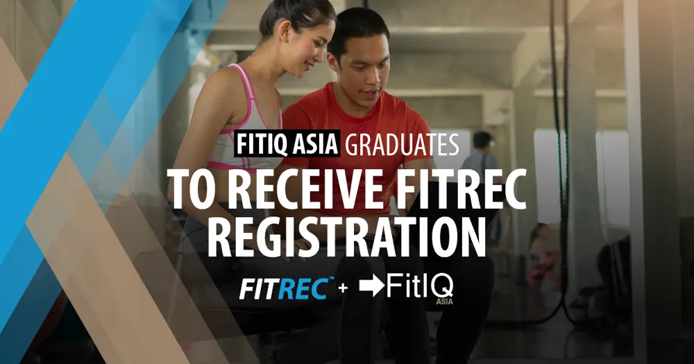 FitIQ Graduates to receive FITREC registration