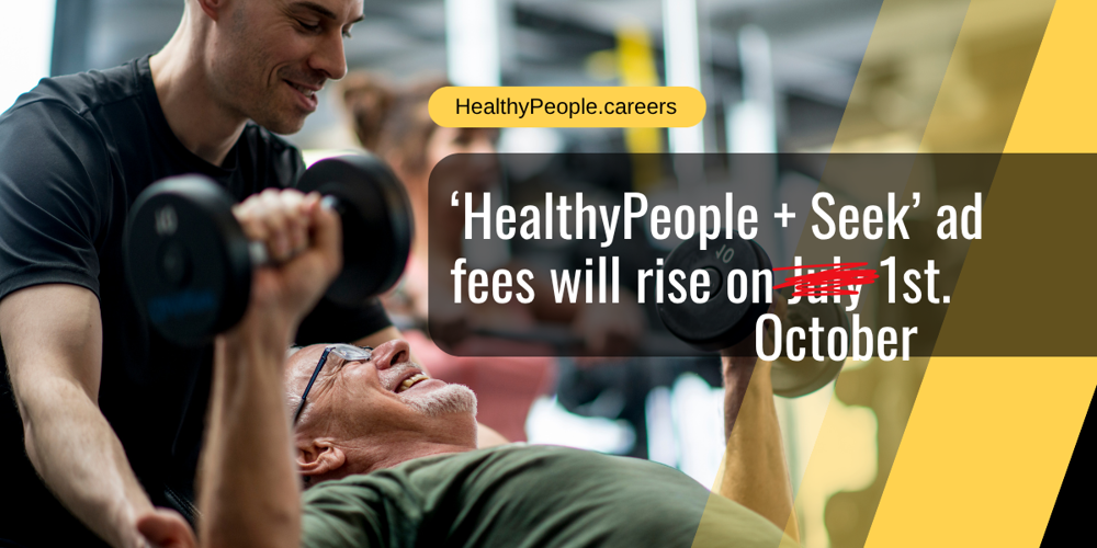 HealthyPeople + Seek job ad fee update